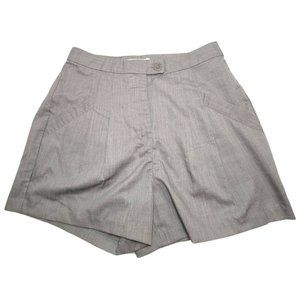 Silence + Noise Chinos Shorts Gray Heathered Pockets Button Casual Women's Sz. 0